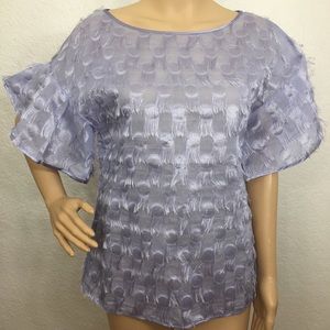 Roberto Cavalli Silk Lavender Top